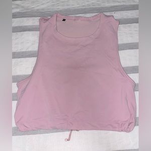 Gymshark lightweight Training tank cinch waist size s pink